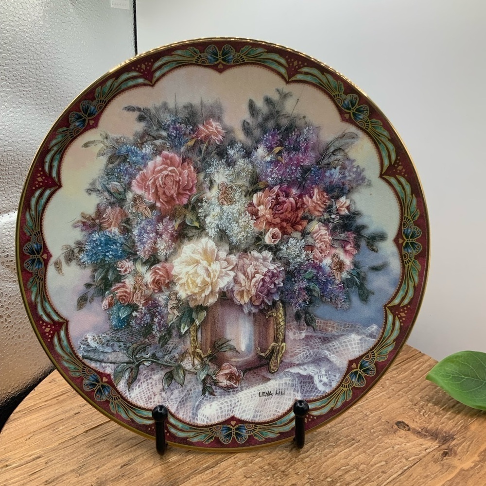 Lena Liu Flower Fairies Collections Magic Makers Collectors Plate